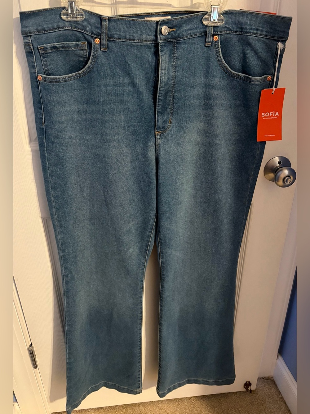 Jeans Sophia By Sophia Vergara Women’s Plus Flare High Rise, Size 20 NWT
